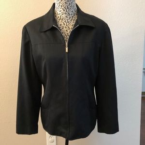 Lizsport Lightweight Black Sports Jacket Size 8